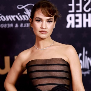 celebrity Lily James